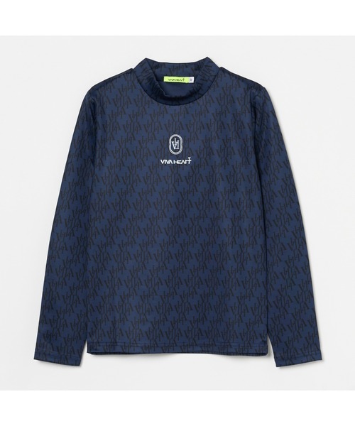 VIVA HEART（ビバハート）の「【VIVA HEART/GOLF】サンテ総柄長袖モック（その他トップス・レディース・ピンク/ネイビー/ブラック/オフホワイト・L/XL/M/S）」の10枚目の写真