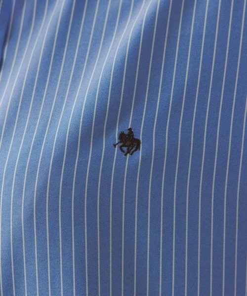 POLO BCS（ポロ ビーシーエス）の「【POLO BCS/ポロ・ビーシーエス】別注/BIGストライプシャツ（シャツ/ブラウス・レディース・ブルー/その他23・FREE）」の10枚目の写真