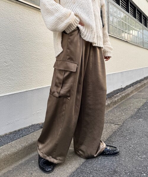現行品♡ TIBI サテンカーゴ　Deuxieme Classe EVERYDAY I LIKE.（エヴリディアイライク）の「ミニマルサテンカーゴ