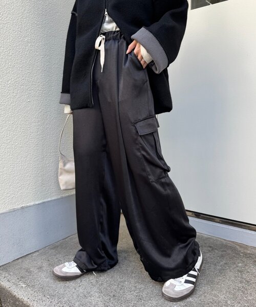 現行品♡ TIBI サテンカーゴ　Deuxieme Classe CIAOPANIC TYPY（チャオパニックティピー）の「【-3kg見え】静電気防止