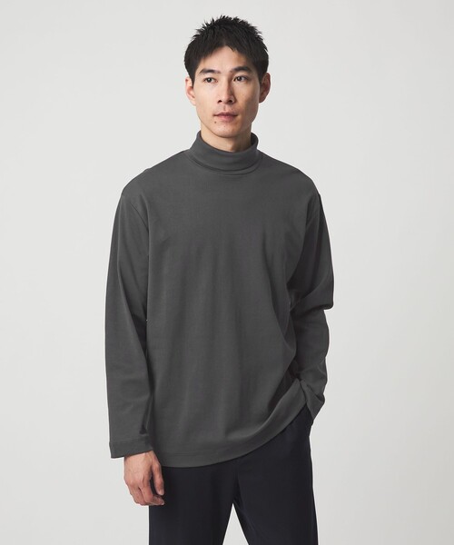 オーガニック スムース タートルネック カットソー（Tシャツ