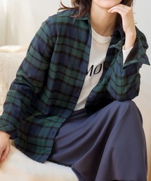 あったか裏フリースチェックシャツ