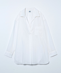 AMERICAN RAG CIE | AMERICAN RAG CIEコットンキュプラスキッパーロングシャツ/207-AIP-L161-SH024(シャツ/ブラウス)