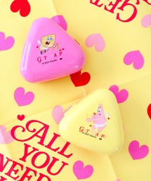 SiNCERE(シンシア)の〈SPONGEBOB/スポンジボブ〉RICE BALL CASE SET/ライスボール おにぎりケース 2個セット HEART ANGEL(お弁当箱)
