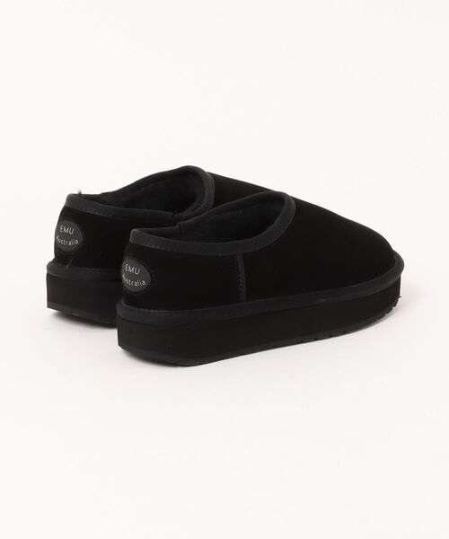 EMU Australia（エミューオーストラリア）の「【EMU/エミュ】ムートンブーツ スリッポン 厚底 PLATFORM PICO WOOL（スリッポン・レディース・ブラウン/ブラック/チャコールグレー・7/8/6/5）」の4枚目の写真