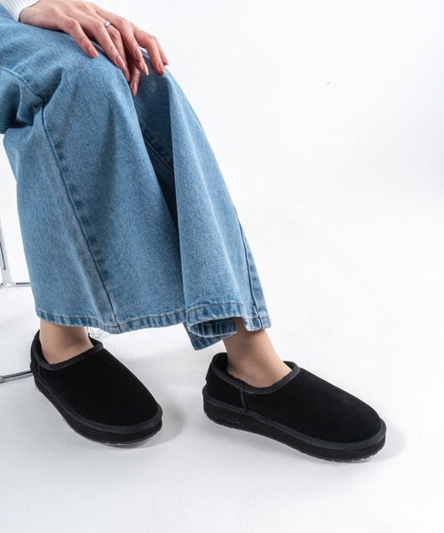 EMU Australia（エミューオーストラリア）の「【EMU/エミュ】ムートンブーツ スリッポン 厚底 PLATFORM PICO WOOL（スリッポン・レディース・ブラウン/ブラック/チャコールグレー・7/8/6/5）」の7枚目の写真