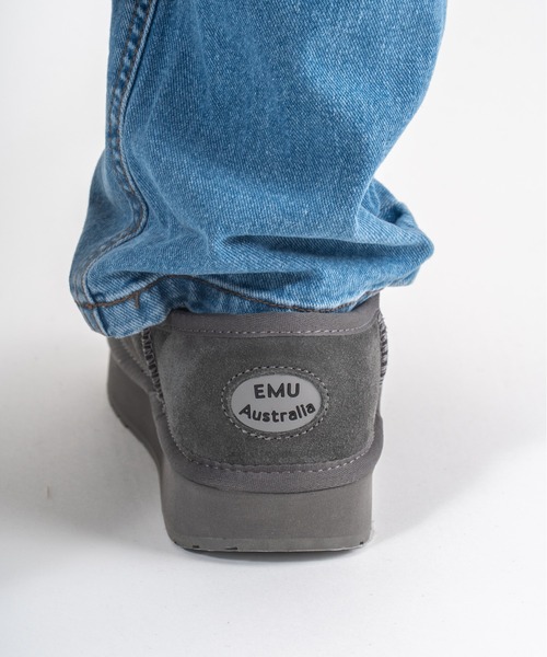 EMU Australia（エミューオーストラリア）の「【EMU/エミュ】ムートンブーツ スリッポン 厚底 PLATFORM PICO WOOL（スリッポン・レディース・ブラウン/ブラック/チャコールグレー・7/8/6/5）」の6枚目の写真