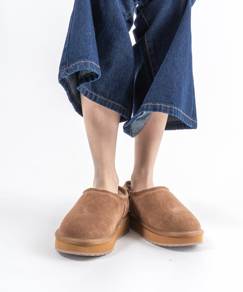 EMU Australia（エミューオーストラリア）の「【EMU/エミュ】ムートンブーツ スリッポン 厚底 PLATFORM PICO WOOL（スリッポン・レディース・ブラウン/ブラック/チャコールグレー・7/8/6/5）」の13枚目の写真