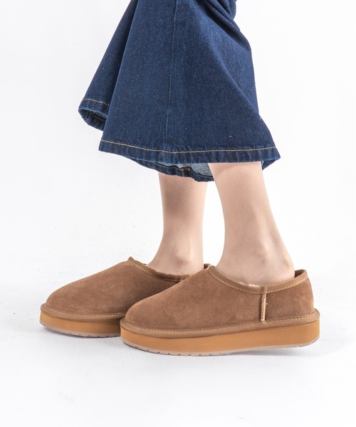 EMU Australia（エミューオーストラリア）の「【EMU/エミュ】ムートンブーツ スリッポン 厚底 PLATFORM PICO WOOL（スリッポン・レディース・ブラウン/ブラック/チャコールグレー・7/8/6/5）」の18枚目の写真