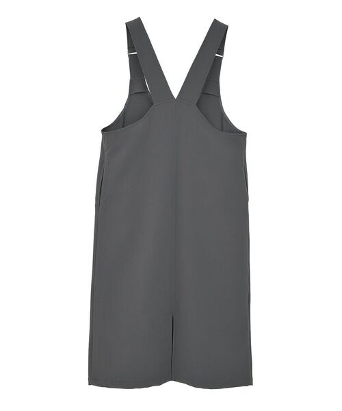 AMERICAN HOLIC（アメリカンホリック）の「イージーケアWクロスIラインワンピース（ワンピース・レディース・ブラック/チャコールグレー・M/L）」の8枚目の写真