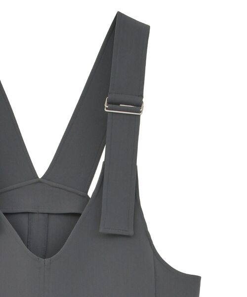 AMERICAN HOLIC（アメリカンホリック）の「イージーケアWクロスIラインワンピース（ワンピース・レディース・ブラック/チャコールグレー・M/L）」の20枚目の写真