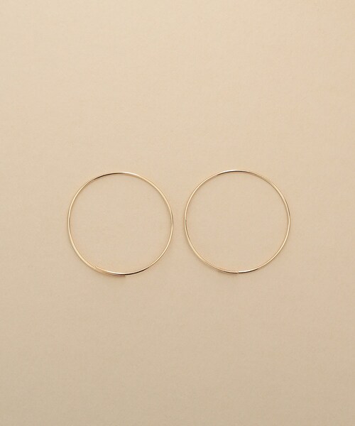 K10ラインフープピアス（ピアス（両耳用））｜COCOSHNIK（ココシュ