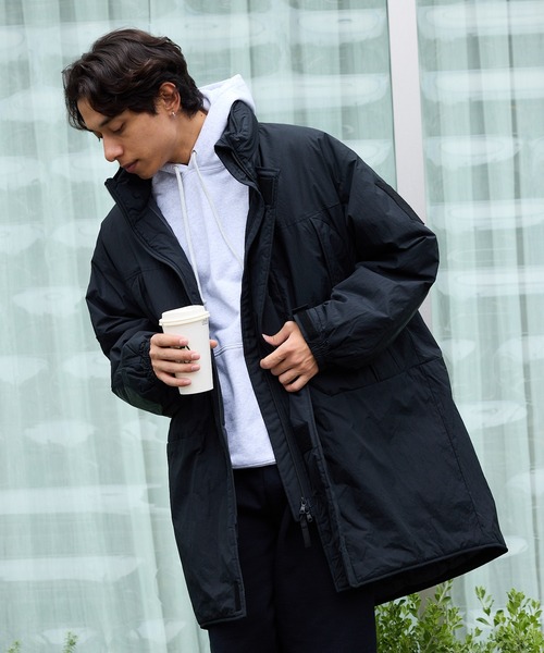 WILD THINGS(ワイルドシングス)の「WILD THINGS/ワイルドシングス MONSTER PARKA TYPE2 モンスターパーカー タイプ2中綿入り コーデュラ 軽量(ダウンジャケット/コート・メンズ・ブラック/グレー・XL/L/M)」の9枚目の写真