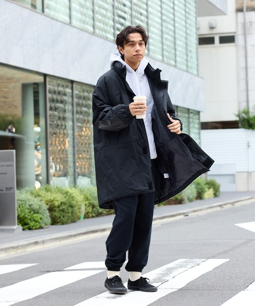 WILD THINGS(ワイルドシングス)の「WILD THINGS/ワイルドシングス MONSTER PARKA TYPE2 モンスターパーカー タイプ2中綿入り コーデュラ 軽量(ダウンジャケット/コート・メンズ・ブラック/グレー・XL/L/M)」の18枚目の写真