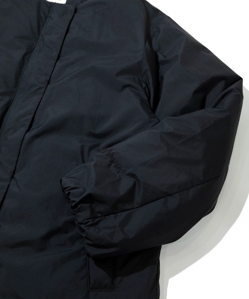 NANGA(ナンガ)の「NANGA/ナンガ NO COLLAR DOWN COAT W(ダウンジャケット/コート・レディース・ブラック/アイボリー・MEDIUM)」の6枚目の写真