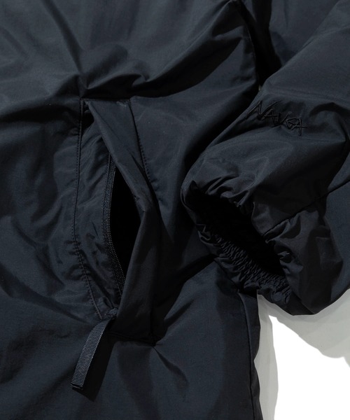NANGA(ナンガ)の「NANGA/ナンガ NO COLLAR DOWN COAT W(ダウンジャケット/コート・レディース・ブラック/アイボリー・MEDIUM)」の7枚目の写真