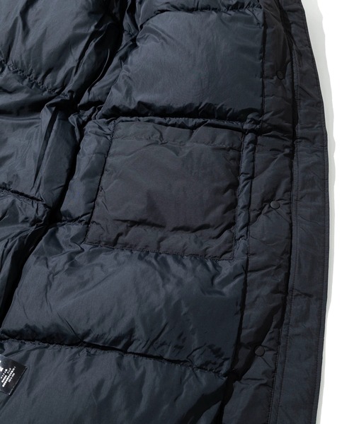 NANGA(ナンガ)の「NANGA/ナンガ NO COLLAR DOWN COAT W(ダウンジャケット/コート・レディース・ブラック/アイボリー・MEDIUM)」の11枚目の写真