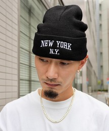 almo（アルモ）の「New York　ニットキャップ ビーニー(BDS)（ニットキャップ/ビーニー）」