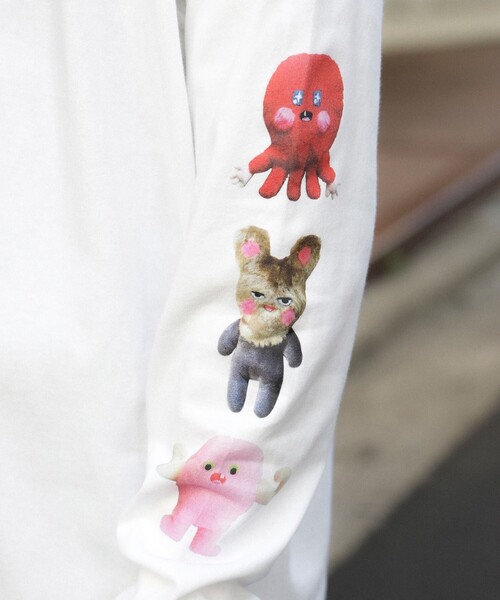 TOKYO CULTUART by BEAMS(トウキョウカルチャートバイビームス)の「BENICOTOY / Long Sleeve T-Shirt(Tシャツ/カットソー・レディース・ホワイト・SMALL/MEDIUM/X-LARGE/LARGE)」の9枚目の写真