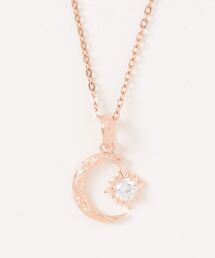 IRIEBEACH（アイリービーチ）の「sun and moon necklace 【ハワイアンジュエリー】【サージカルステンレス】【金属アレルギー対応】【IRIEBEACH   アイリービーチ】つけっぱなしOK（ネックレス）」