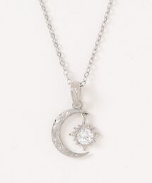 IRIEBEACH（アイリービーチ）の「sun and moon necklace 【ハワイアンジュエリー】【サージカルステンレス】【金属アレルギー対応】【IRIEBEACH   アイリービーチ】つけっぱなしOK（ネックレス）」