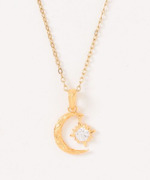 IRIEBEACH（アイリービーチ）の「sun and moon necklace/【ハワイアン