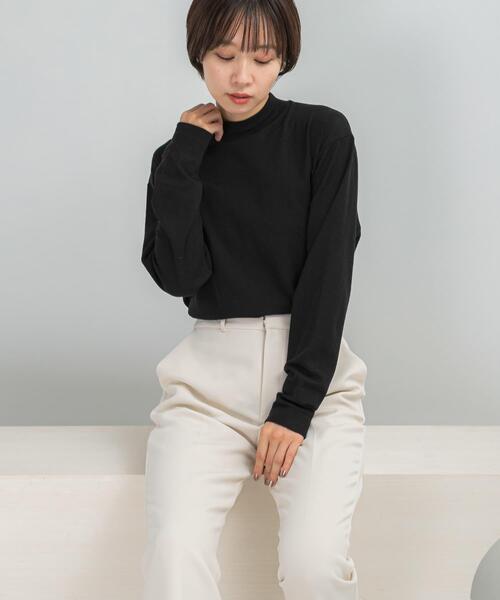 URBAN RESEARCH ROSSO WOMEN（アーバンリサーチ　ロッソ）の「GICIPI　PROCIONE（ニット/セーター・レディース・ブラック/オフホワイト・3）」の7枚目の写真