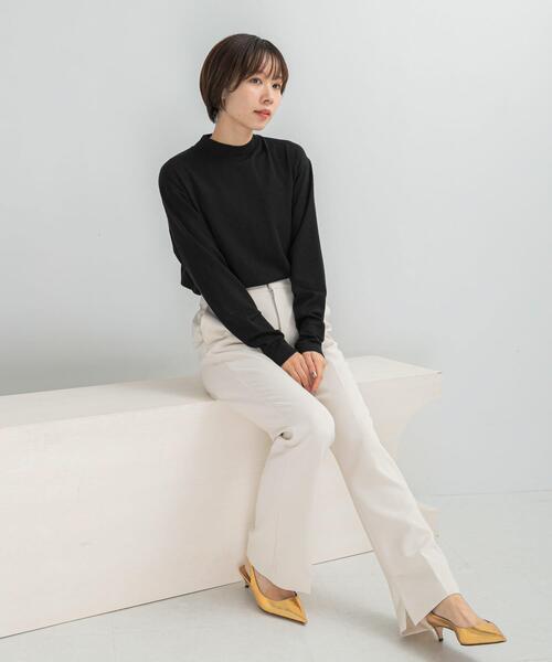 URBAN RESEARCH ROSSO WOMEN（アーバンリサーチ　ロッソ）の「GICIPI　PROCIONE（ニット/セーター・レディース・ブラック/オフホワイト・3）」の8枚目の写真