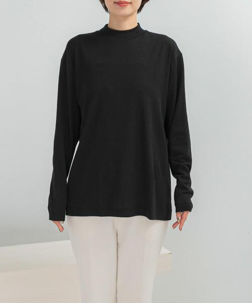 URBAN RESEARCH ROSSO WOMEN（アーバンリサーチ　ロッソ）の「GICIPI　PROCIONE（ニット/セーター・レディース・ブラック/オフホワイト・3）」の9枚目の写真