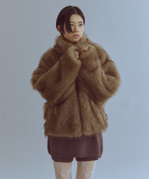 EN NEUME(エンノイム)の「Alpaca-Touch Knit Shorts(その他パンツ・レディース・ブラウン/ベージュ/杢グレー・FREE)」の15枚目の写真