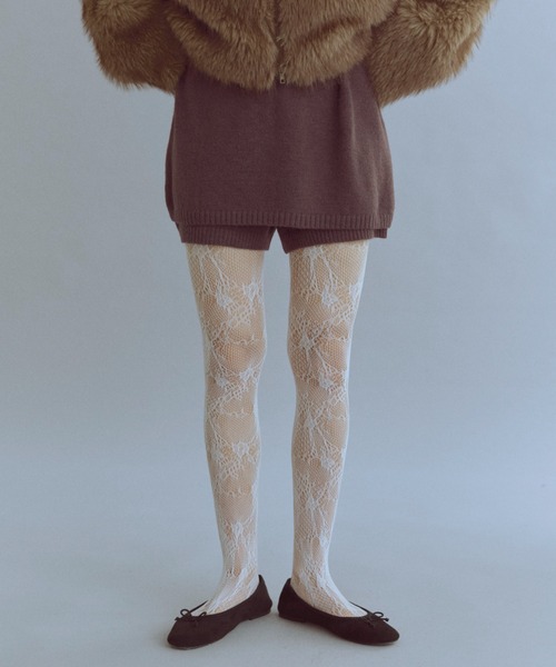 EN NEUME(エンノイム)の「Alpaca-Touch Knit Shorts(その他パンツ・レディース・ブラウン/ベージュ/杢グレー・FREE)」の16枚目の写真