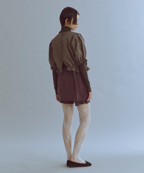 EN NEUME(エンノイム)の「Alpaca-Touch Knit Shorts(その他パンツ・レディース・ブラウン/ベージュ/杢グレー・FREE)」の21枚目の写真