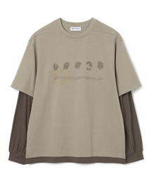 Millo Archive（ミロ アーカイブ）の「Regular Around Layer Long Sleeve [Ash Khaki]（Tシャツ/カットソー）」