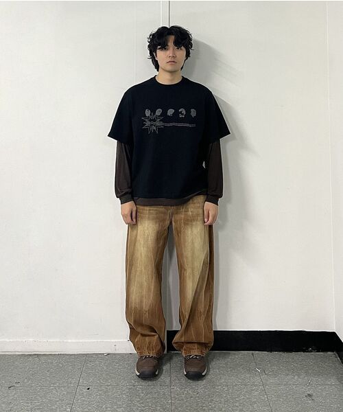 Millo Archive（ミロ アーカイブ）の「Regular Around Layer Long Sleeve [Ash Khaki]（Tシャツ/カットソー・メンズ・その他・MEDIUM/LARGE/X-LARGE）」の11枚目の写真