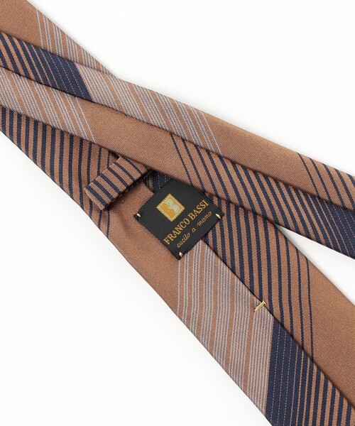 FRANCO BASSI / シルク ストライプ ネクタイ（ネクタイ）｜FRANCO