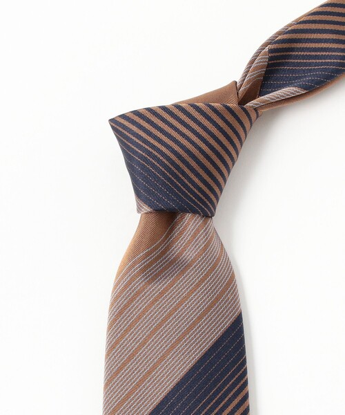 FRANCO BASSI / シルク ストライプ ネクタイ（ネクタイ）｜FRANCO