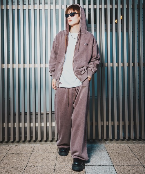 SIDEWAY STANCE(サイドウェイスタンス)の「【SIDEWAY STANCE】ケミカル スウェット タックパンツ(スウェットパンツ・メンズ・ブラック/ブラウン・X-LARGE/LARGE/MEDIUM/SMALL)」の19枚目の写真