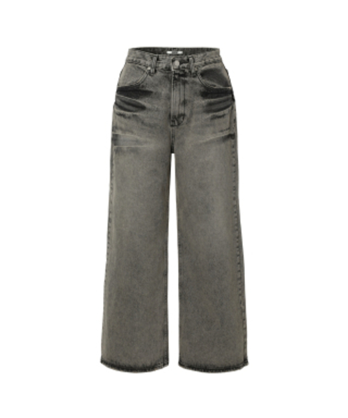 KHAKIPOINT(カーキポイント)の「Washing Wide Denim (gray)(デニムパンツ・レディース・その他・SMALL/MEDIUM/LARGE)」の2枚目の写真