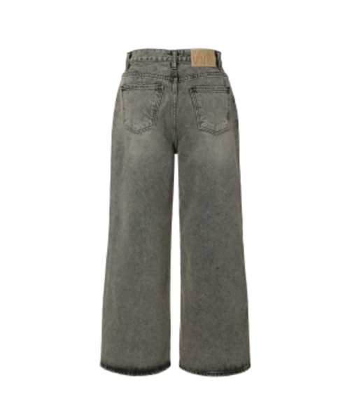 KHAKIPOINT(カーキポイント)の「Washing Wide Denim (gray)(デニムパンツ・レディース・その他・SMALL/MEDIUM/LARGE)」の3枚目の写真