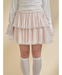 merry jenny | カットティアードミニスカート(スカート)