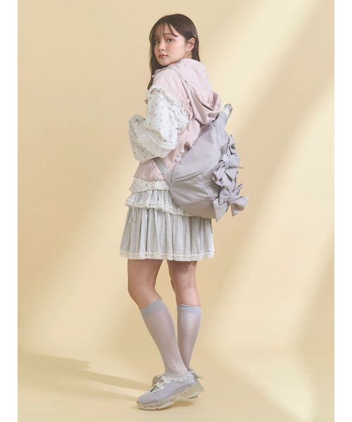 merry jenny(メリージェニー)の「カットティアードミニスカート(スカート・レディース・グレー/オフホワイト/ピンク・FREE)」の18枚目の写真