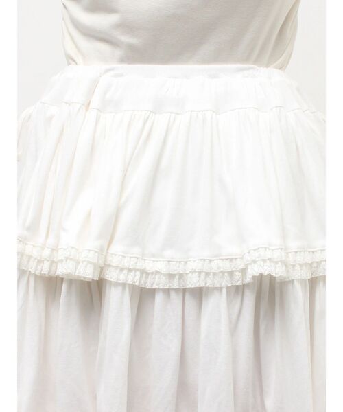 merry jenny(メリージェニー)の「カットティアードミニスカート(スカート・レディース・グレー/オフホワイト/ピンク・FREE)」の14枚目の写真