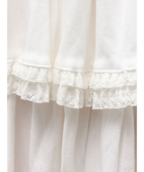 merry jenny(メリージェニー)の「カットティアードミニスカート(スカート・レディース・グレー/オフホワイト/ピンク・FREE)」の8枚目の写真