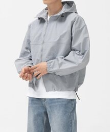 TOFFEE（トフィー）の「ライトウェイトウィンドジャンパー（LIGHT GREY）（ナイロンジャケット）」