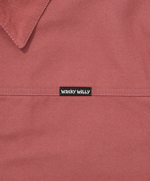 Wacky WiLLy（ワッキーウィリー）の「コーデュロイ配色ワークジャケットピンク（デニムジャケット・レディース・その他・SMALL/LARGE）」の6枚目の写真
