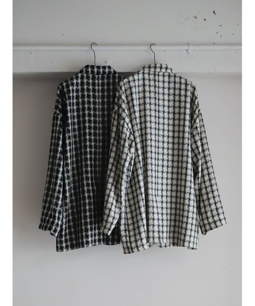 ALEXANDER WANG ブロックチェック シャドーロゴクロップドジャケット シャドウブロックチェック ゆるジャケット | NOMBRE IMPAIR