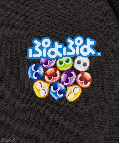 SEGA(セガ)の「別注 ぷよぷよ/クルーネックスウェット(スウェット・メンズ・チャコールグレー/ブラック/ホワイト・MEDIUM/LARGE/SMALL)」の5枚目の写真