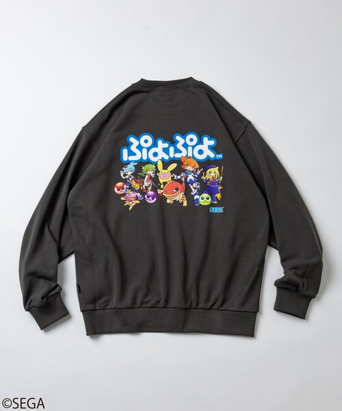SEGA(セガ)の「別注 ぷよぷよ/クルーネックスウェット(スウェット・メンズ・チャコールグレー/ブラック/ホワイト・MEDIUM/LARGE/SMALL)」の10枚目の写真