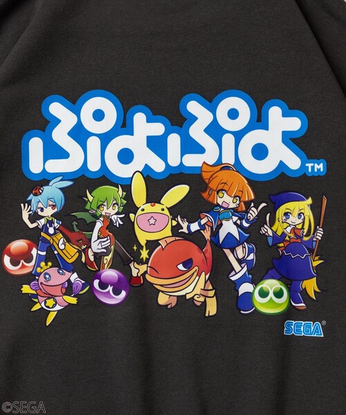 SEGA(セガ)の「別注 ぷよぷよ/クルーネックスウェット(スウェット・メンズ・チャコールグレー/ブラック/ホワイト・MEDIUM/LARGE/SMALL)」の12枚目の写真