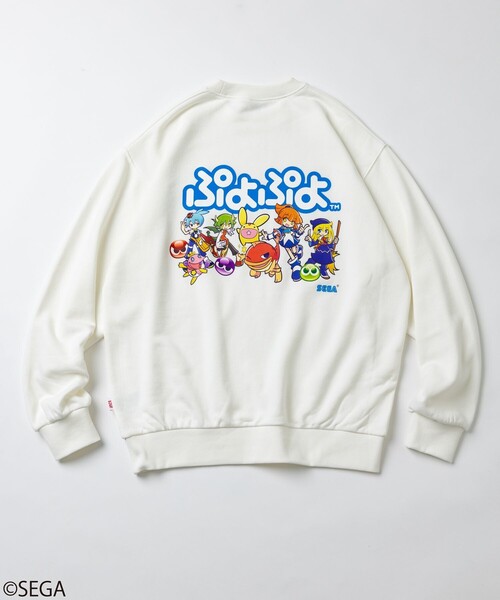 セール】別注 ぷよぷよ/クルーネックスウェット（スウェット）｜SEGA